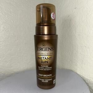Jergens Natural Glow Instant Sunless Self Tanner Moose 6.5 fl oz  Deep Bronze